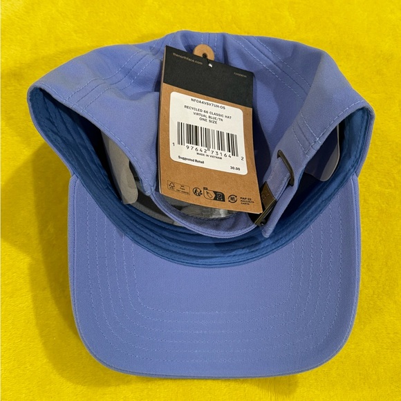 The North Face Recycled 66 Classic Hat | Virtual Blue/TNF White - Picture 5 of 12